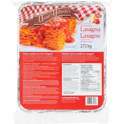Mama Yolanda's Traditional Bolognese Lasagna 2.72 kg, $1.07/100g