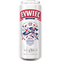 Zywiec Beer Cans (ID required at pick-up) 500 ml, $0.61/100ml
