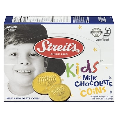 Streit's Coins Milk Chocolate 336 g, $4.46/100g
