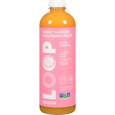 Loop Cold-Pressed Juice Better Together Grapefruit Orange Ginger 947 ml, $0.95/100ml
