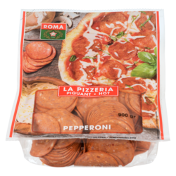 Roma Pepperoni Hot Sliced 900 g, $1.55/100g
