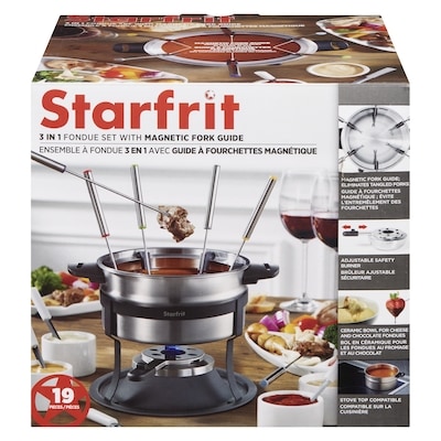Starfrit 3 In 1 Fondue Set 20P  1 ea, $65.00/1ea