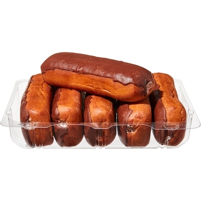 Chocolate Tpped Long John Donut 6 pack