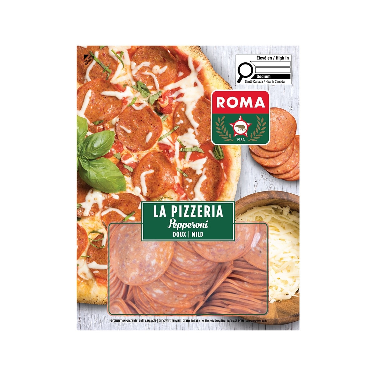 Roma Pepperoni Mild Sliced