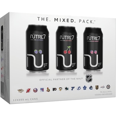 Nutrl Nutrl7 Vodka Soda Mixed Pack (ID required at pick-up) 12x355.0 ml, $0.81/100ml