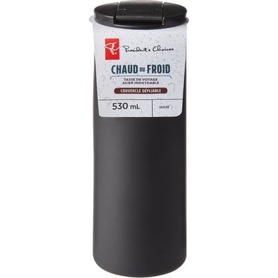 le Choix du Président Tasse isotherme en acier inoxydable – noir 1 ea, 20,00 $/1ch