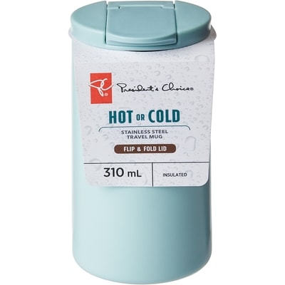 President's Choice Stainless Steel Short Thermal Tumbler - Mint 1 ea, $15.00/1ea