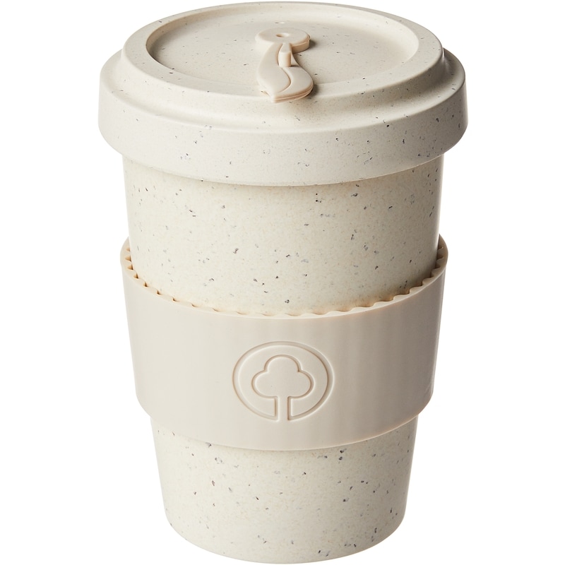 Bamboo Fibre Travel Mug-Cream