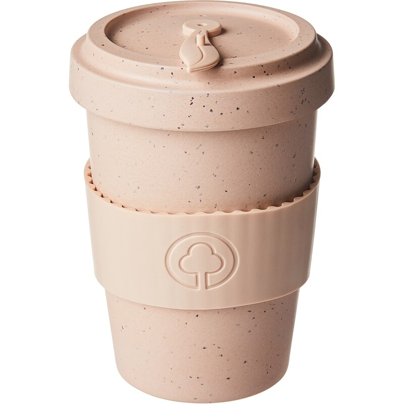 Bamboo Fibre Travel Mug-Pink