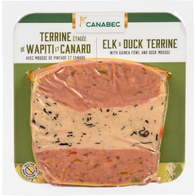 Gibiers Canabec Terrine Étagée De Wapiti Et Canard Terrine Étagée De Wapiti Et Canard 85 g, 7,05 $/100g
