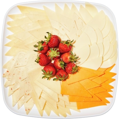 null 24hr Notice Required - Deluxe Sliced Cheese Platter 1.115 kg, $3.57/100g