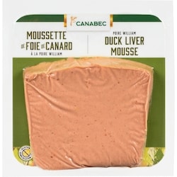 Gibiers Canabec À La Poire William Moussette De Foie De Canard 90 g, 7,77 $/100g