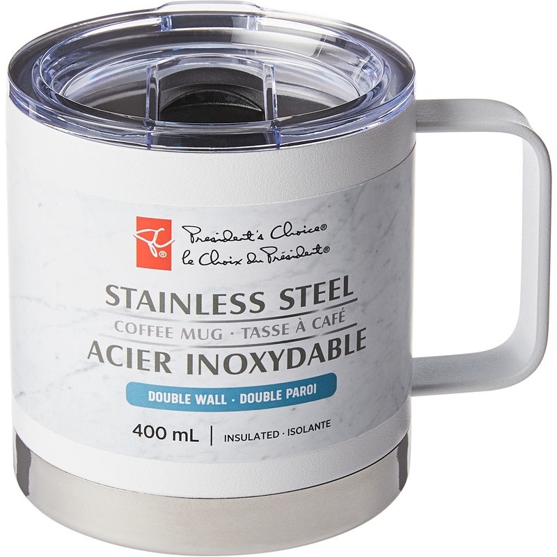 Stainless Travel Mug -White