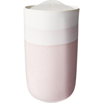Life at Home Tasse de voyage inclinée en céramique – Rose 1 ea, 12,00 $/1ch