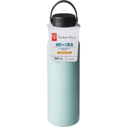 President's Choice Loop Lid Stainless Steel Water Bottle, 591 Ml - Mint