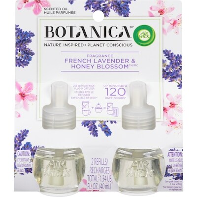 Air Wick Botanica, Scented Oil 0+2 Refill, Fragrance French Lavender & Honey Blossom 20 ml, $79.95/100ml