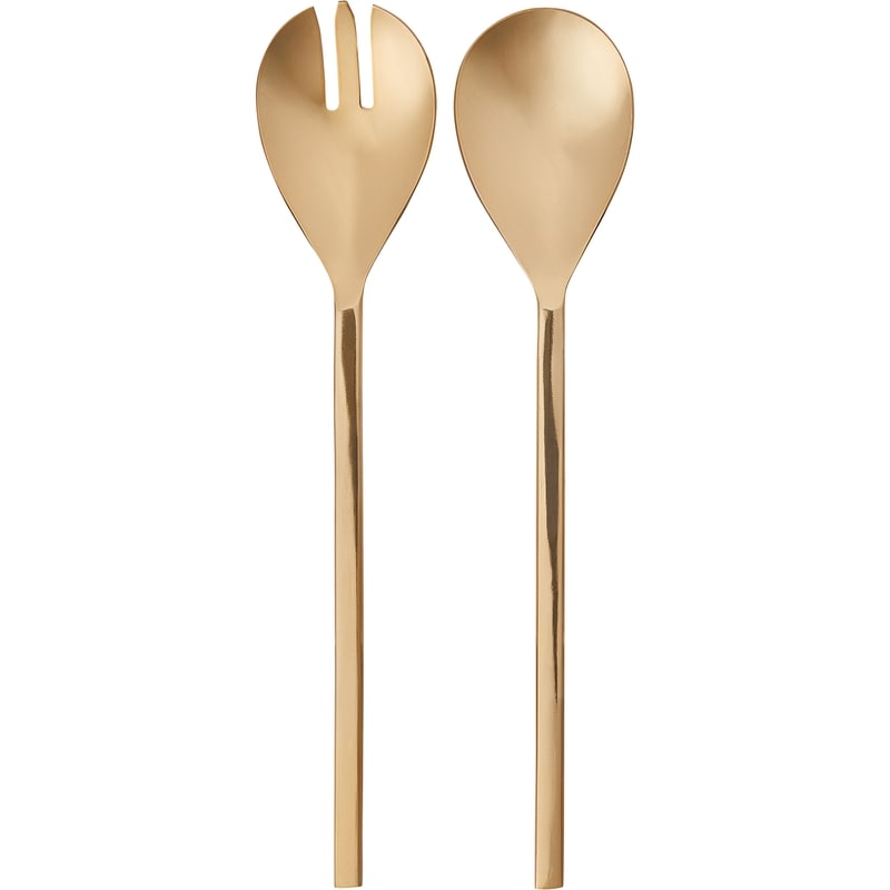 Gold Metal Salad Servers