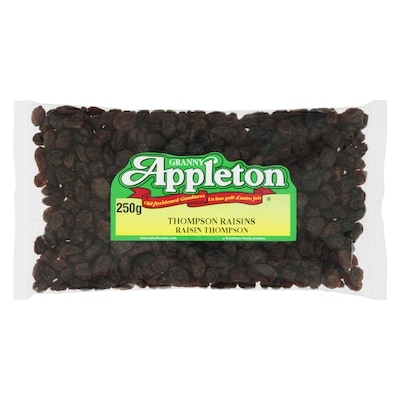 Granny Appleton Thompson Raisins 250 g, $1.40/100g