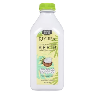 Riviera Coconut Milk Kefir - Plain   946 ml, $0.79/100ml