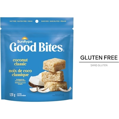 Sun Rype Bouchées de noix de coco classiques Good Bites 120 g, 4,58 $/100g