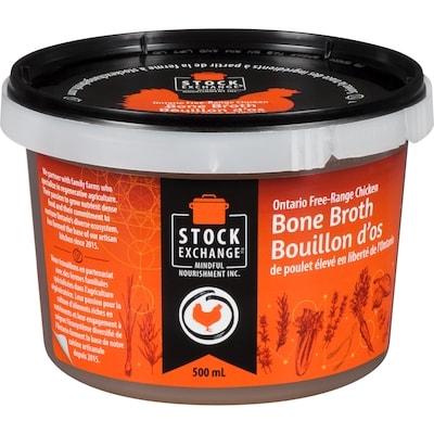 Stock Exchange Frozen Chicken Bone Broth 500 ml, $3.20/100ml