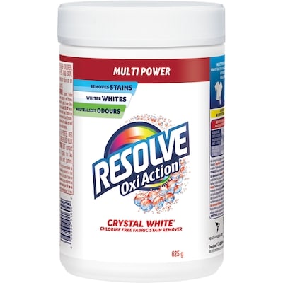 Resolve Multi Power, Oxi-Action, Amazing Stain Remover, In-Wash Powder, Whites 625 g, $1.28/100g