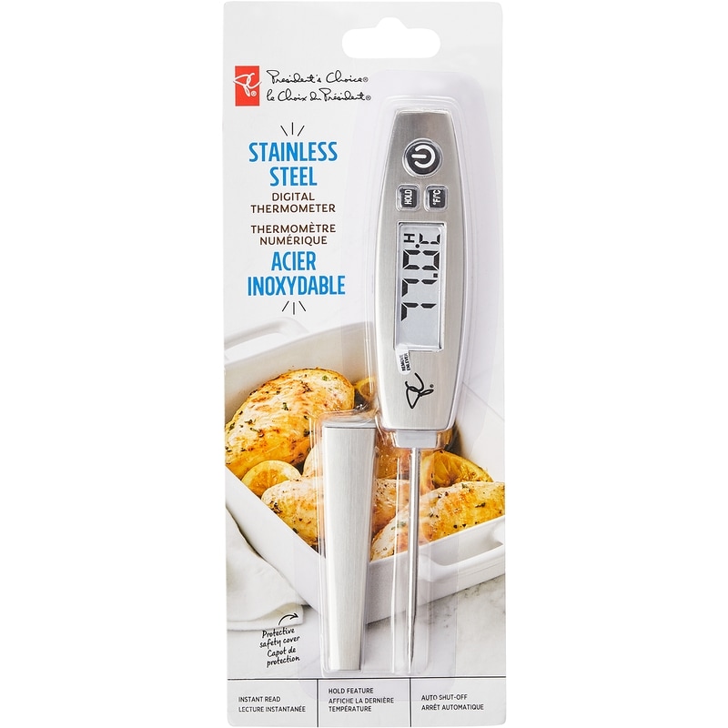 Instant Read Digital Pen Thermometer - Digital Stainless-Steel Thermometer