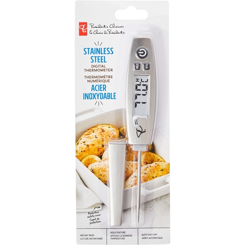 Instant Read Digital Pen Thermometer - Digital Stainless-Steel Thermometer