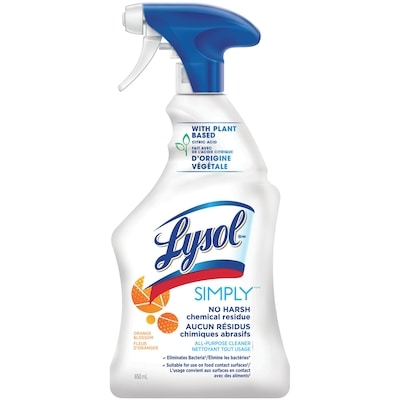 Lysol Simply™ All Purpose Cleaner, Orange Blossom 650 ml, $0.92/100ml