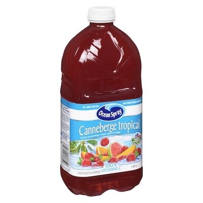 Cocktail canneberge tropical