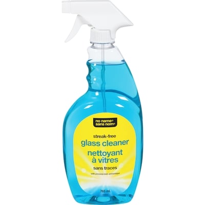 No Name Streak-Free Glass Cleaner  765 ml, $0.26/100ml