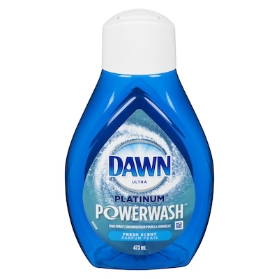 Dawn Platinum Powerwash Dish Spray, Dish Soap, Fresh Scent 473 ml, $1.12/100ml
