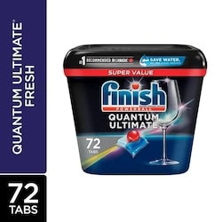 Finish Quantum Ultimate Dishwasher Detergent Tabs 72 ea, $0.28/1ea