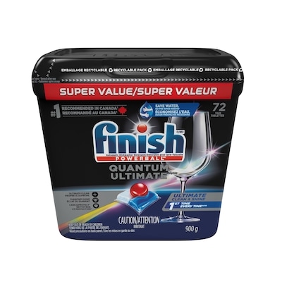 Finish Dishwasher Detergent Pods, Quantum Ultimate, Fresh, 72 Tablets 72 ea, $0.31/1ea