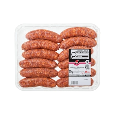 Saucisses de porc italiennes piquantes, format club