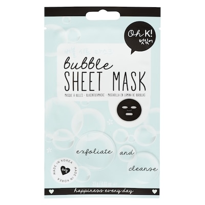 OH K! Bubble Sheet Mask 24 ml, $12.46/100ml
