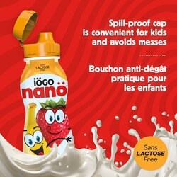 IOGO Nanö Drinkable Strawberry-Banana Lactose-Free Yogurt 1