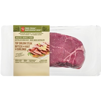 President's Choice Free From Top Sirloin Steak $41.87/1kg $19.00/1lb