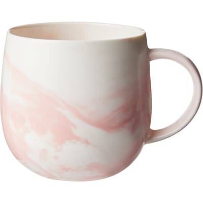 Life at Home Grande tasse marbrée – Rose 1 ea, 6,00 $/1ch