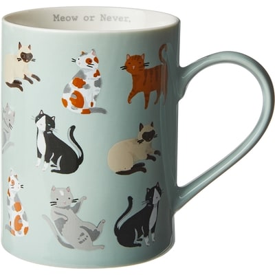 Life at Home Cylinder Mug -Cats 1 ea, $5.00/1ea
