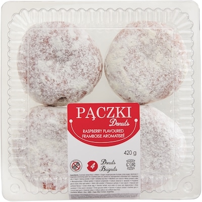null Paczki - Raspberry 420 g, $1.19/100g