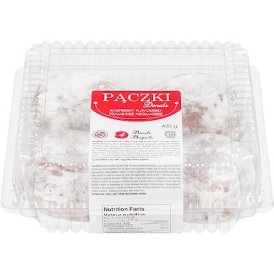 null Paczki – Framboises 420 g, 1,19 $/100g