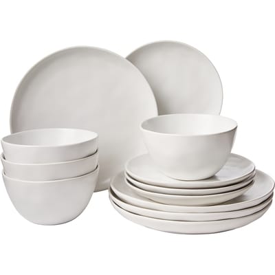 President's Choice Organic Shape Dinnerware Set 12Pc - White 1 ea, $45.00/1ea