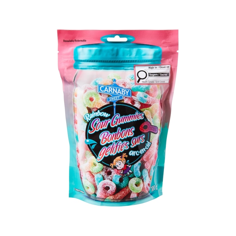 Rainbow Sour Gummies Candy