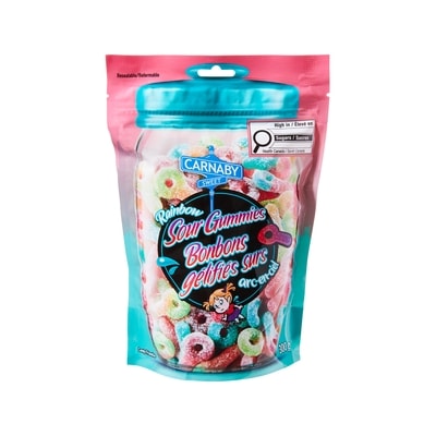 Carnaby Sweet Bonbons gélifiés surs arc-en-ciel 300 g, 1,16 $/100g