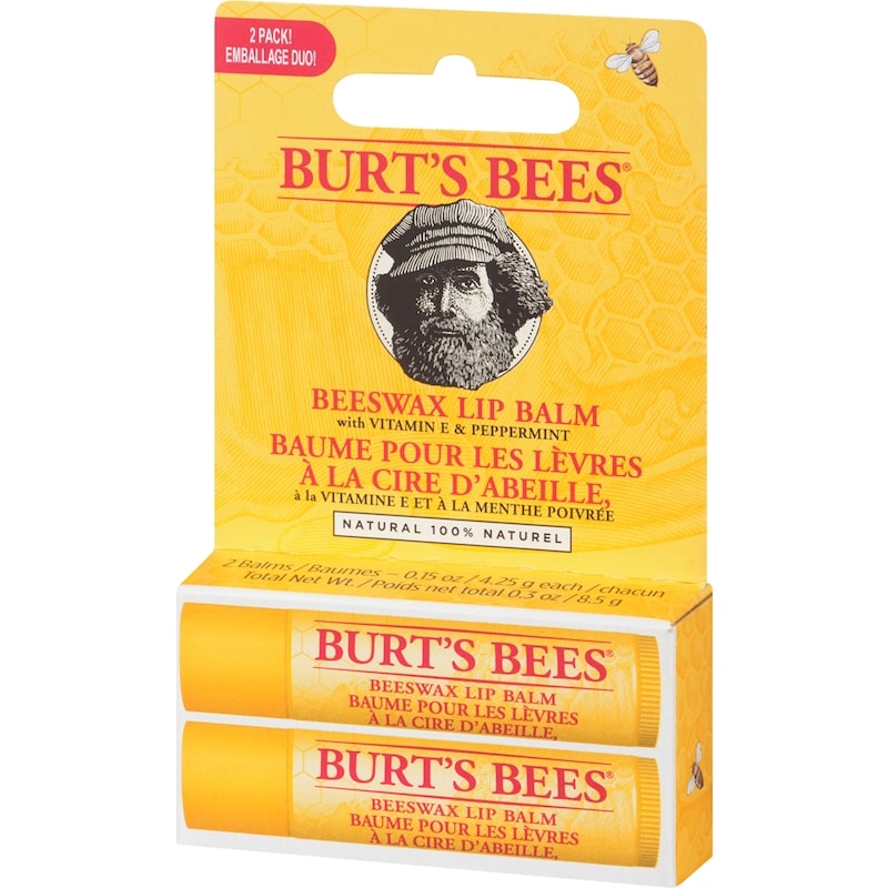 100% Natural Origin Moisturizing Lip Balm, Beeswax