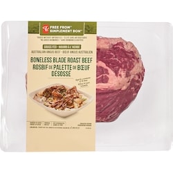 le Choix du Président Rosbif de palette de boeuf desosse 30,84 $/1kg 13,99 $/1lb