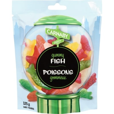 Carnaby Sweet Gummy Fish 125 g, $1.59/100g