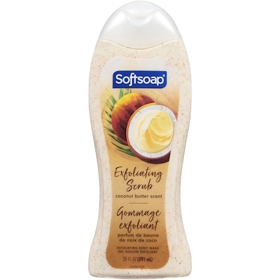 Softsoap Exfoliating Body Wash, Coconut Butter Scrub 591 ml, $1.13/100ml