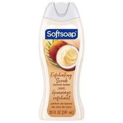 Softsoap Gel douche exfoliant , parfum de beurre de noix de coco, 591 ml 591 ml, 1,01 $/100ml